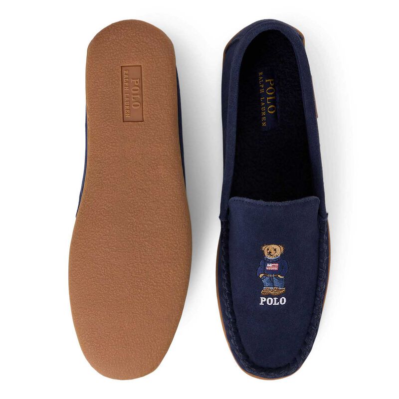 Polo Ralph Lauren Brenan Bear Ds Suede Slipper image number 3